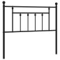 vidaXL Cabecero de metal negro 100 cm vidaXL Cabecero de metal negro 100 cm
