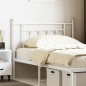 vidaXL Cabecero de metal blanco 100 cm vidaXL Cabecero de metal blanco 100 cm