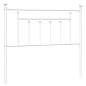 vidaXL Cabecero de metal blanco 100 cm vidaXL Cabecero de metal blanco 100 cm