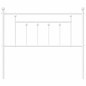 vidaXL Cabecero de metal blanco 100 cm vidaXL Cabecero de metal blanco 100 cm