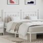 vidaXL Cabecero de metal blanco 180 cm vidaXL Cabecero de metal blanco 180 cm