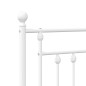 vidaXL Cabecero de metal blanco 180 cm vidaXL Cabecero de metal blanco 180 cm