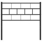 vidaXL Cabecero de metal negro 100 cm vidaXL Cabecero de metal negro 100 cm