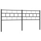 vidaXL Cabecero de metal negro 200 cm vidaXL Cabecero de metal negro 200 cm