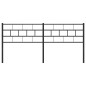 vidaXL Cabecero de metal negro 200 cm vidaXL Cabecero de metal negro 200 cm