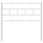 vidaXL Cabecero de metal blanco 107 cm