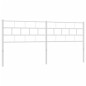 vidaXL Cabecero de metal blanco 200 cm vidaXL Cabecero de metal blanco 200 cm