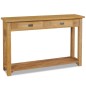vidaXL Mesa consola de madera de teca maciza 120x30x80 cm vidaXL Mesa consola de madera de teca maciza 120x30x80 cm