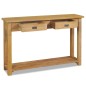 vidaXL Mesa consola de madera de teca maciza 120x30x80 cm vidaXL Mesa consola de madera de teca maciza 120x30x80 cm