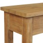 vidaXL Mesa consola de madera de teca maciza 120x30x80 cm vidaXL Mesa consola de madera de teca maciza 120x30x80 cm
