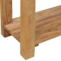 vidaXL Mesa consola de madera de teca maciza 120x30x80 cm vidaXL Mesa consola de madera de teca maciza 120x30x80 cm