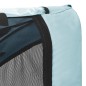 vidaXL Remolque de bicicleta para mascotas azul y negro vidaXL Remolque de bicicleta para mascotas azul y negro