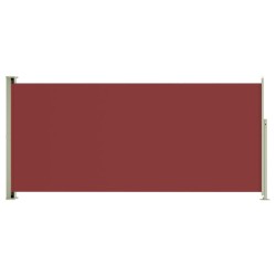 vidaXL Toldo lateral retráctil de jardín rojo 140x300 cm