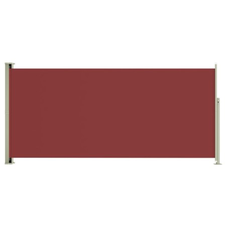 vidaXL Toldo lateral retráctil de jardín rojo 140x300 cm