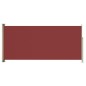 vidaXL Toldo lateral retráctil de jardín rojo 140x300 cm vidaXL Toldo lateral retráctil de jardín rojo 140x300 cm