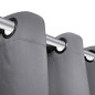 vidaXL Cortinas opacas 2 piezas con ojales de metal 135x175 cm gris vidaXL Cortinas opacas 2 piezas con ojales de metal 135x175 cm gris