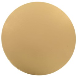 vidaXL Fundas de mesa elásticas 2 unidades 70 cm dorado