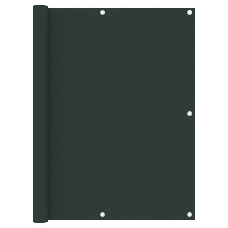 vidaXL Toldo para balcón tela oxford verde oscuro 120x400 cm vidaXL Toldo para balcón tela oxford verde oscuro 120x400 cm