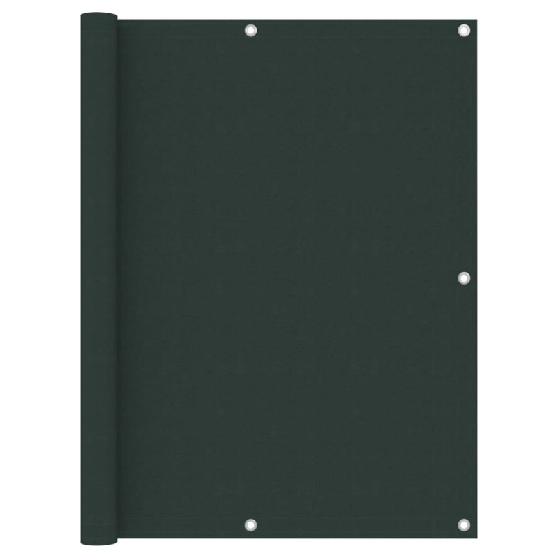 vidaXL Toldo para balcón tela oxford verde oscuro 120x600 cm vidaXL Toldo para balcón tela oxford verde oscuro 120x600 cm