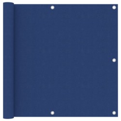 vidaXL Toldo para balcón tela oxford azul 90x400 cm