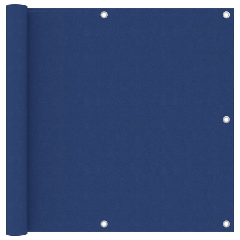 vidaXL Toldo para balcón tela oxford azul 90x400 cm vidaXL Toldo para balcón tela oxford azul 90x400 cm