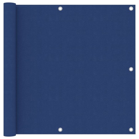 vidaXL Toldo para balcón tela oxford azul 90x400 cm