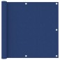 vidaXL Toldo para balcón tela oxford azul 90x400 cm vidaXL Toldo para balcón tela oxford azul 90x400 cm