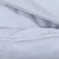 vidaXL Juego de funda nórdica microfibra ligera gris 260x240 cm vidaXL Juego de funda nórdica microfibra ligera gris 260x240 cm