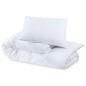 vidaXL Juego de funda nórdica microfibra ligera blanco 200x200 cm vidaXL Juego de funda nórdica microfibra ligera blanco 200x200 cm