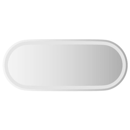 vidaXL Espejo de baño LED ovalado 90x40 cm