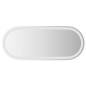 vidaXL Espejo de baño LED ovalado 90x40 cm vidaXL Espejo de baño LED ovalado 90x40 cm
