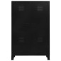 vidaXL Armario industrial de acero negro 90x40x140 cm vidaXL Armario industrial de acero negro 90x40x140 cm