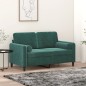 vidaXL Cojines decorativos 2 uds terciopelo verde oscuro 15x50 cm vidaXL Cojines decorativos 2 uds terciopelo verde oscuro 15x50 cm