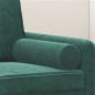 vidaXL Cojines decorativos 2 uds terciopelo verde oscuro 15x50 cm vidaXL Cojines decorativos 2 uds terciopelo verde oscuro 15x50 cm