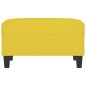 vidaXL Reposapiés de tela amarillo claro 70x55x41 cm vidaXL Reposapiés de tela amarillo claro 70x55x41 cm