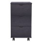 vidaXL Mueble de cajones negro 33x45x60 cm vidaXL Mueble de cajones negro 33x45x60 cm