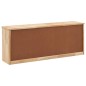 vidaXL Banco zapatero de madera maciza de nogal 94x20x38 cm vidaXL Banco zapatero de madera maciza de nogal 94x20x38 cm