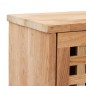 vidaXL Banco zapatero de madera maciza de nogal 94x20x38 cm vidaXL Banco zapatero de madera maciza de nogal 94x20x38 cm