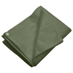 vidaXL Lona HDPE verde 260 g/m² 4x5 m