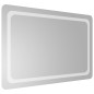 vidaXL Espejo de baño con LED 90x60 cm vidaXL Espejo de baño con LED 90x60 cm