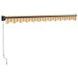 vidaXL Toldo retráctil aluminio y tela blanco y amarillo 3x2,5 m vidaXL Toldo retráctil aluminio y tela blanco y amarillo 3x2,5 m