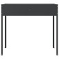 vidaXL Jardinera de acero galvanizado gris antracita 100,5x40,5x90 cm