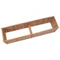 vidaXL Arriate de madera maciza de teca 200x50x50 cm vidaXL Arriate de madera maciza de teca 200x50x50 cm