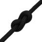 vidaXL Cuerda de barco polipropileno negro intenso 18 mm 100 m vidaXL Cuerda de barco polipropileno negro intenso 18 mm 100 m