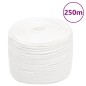 vidaXL Cuerda de barco polipropileno blanco intenso 6 mm 250 m