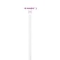 vidaXL Cuerda de barco polipropileno blanco intenso 6 mm 250 m