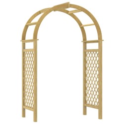 vidaXL Arco con enrejado madera maciza impregnada 141x97x243 cm