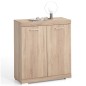 FMD Cómoda con 2 puertas color roble 80x34,9x89,9 cm FMD Cómoda con 2 puertas color roble 80x34,9x89,9 cm