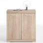 FMD Cómoda con 2 puertas color roble 80x34,9x89,9 cm FMD Cómoda con 2 puertas color roble 80x34,9x89,9 cm