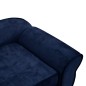vidaXL Sofá para perros felpa azul 72x45x30 cm vidaXL Sofá para perros felpa azul 72x45x30 cm